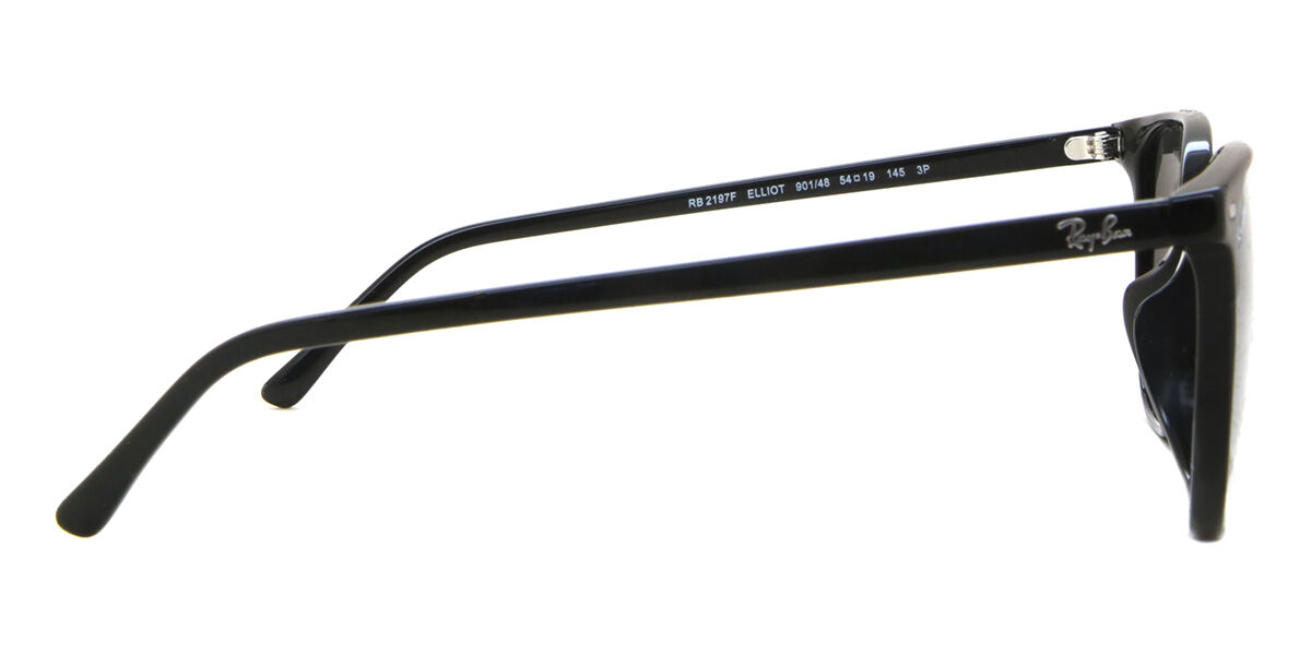 RB2197F Asian Fit ELLIOT サングラス ブラック | SmartBuyGlasses JP