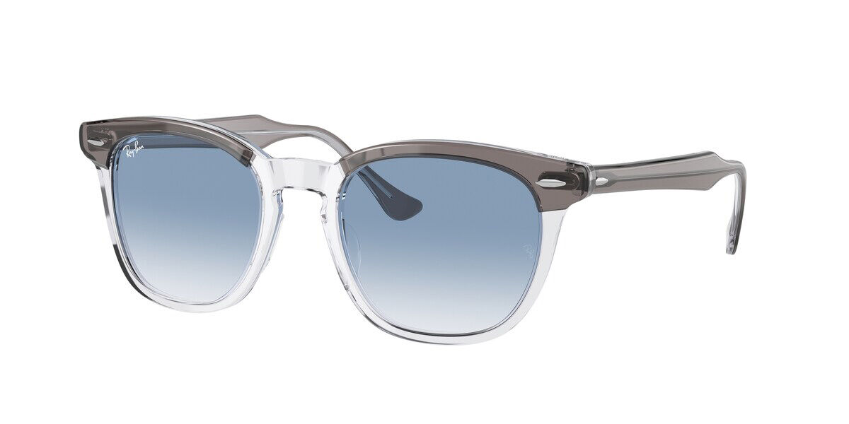 Ray Ban RB2298F Asian Fit HAWKEYE 13553F Sunglasses in Grey On Transparent  | SmartBuyGlasses USA