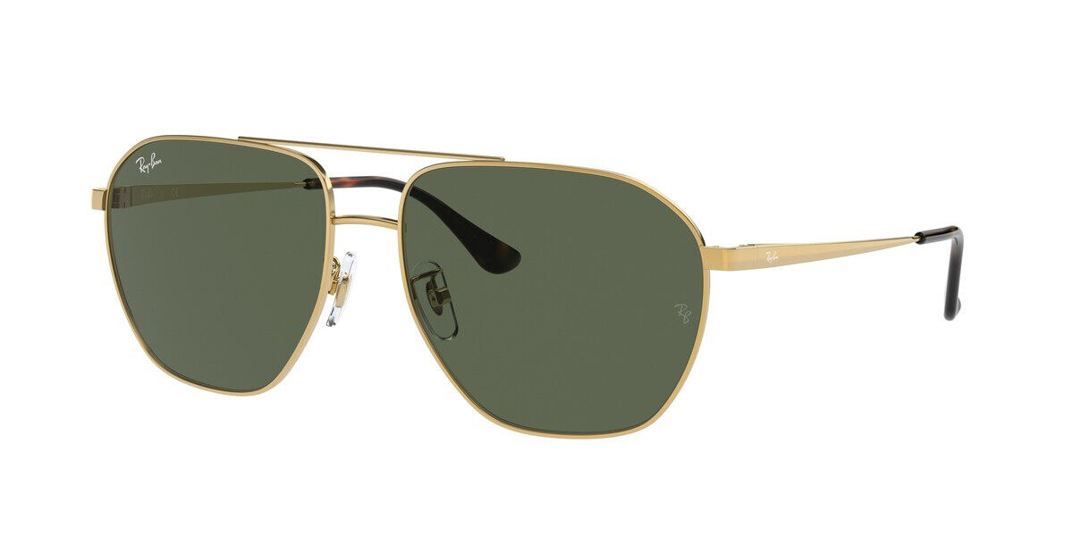 RayBan RB3692D Asian Fit 001/71 Sunglasses in Gold SmartBuyGlasses