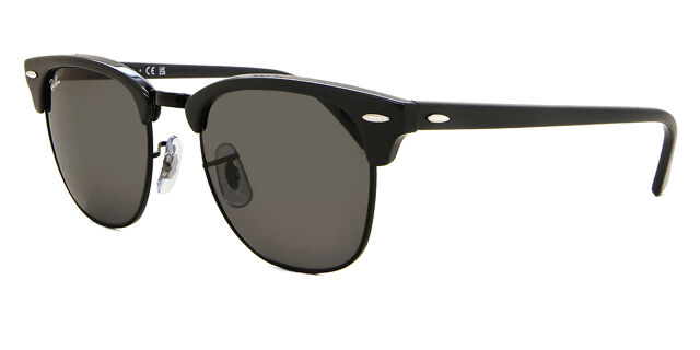 Ray-Ban RB3016/S Clubmaster 1367B1 Sunglasses Grey on Black 