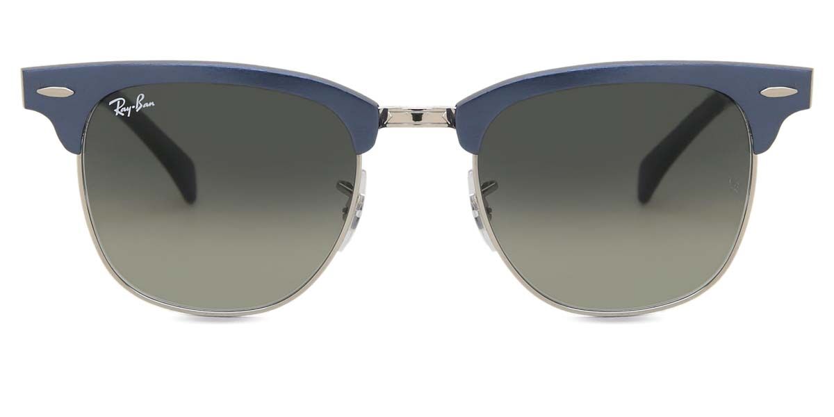 RAYBAN レイバンサングラス眼鏡RB 3507 RB3507 Clubmaster Aluminum サングラス Brushed Blue On Silver