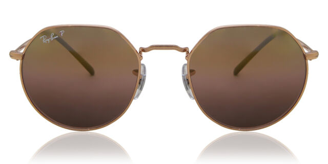 Ray-Ban RB3565 Jack 9202G9 Oval Rose Gold Sunglasses  display picture 3