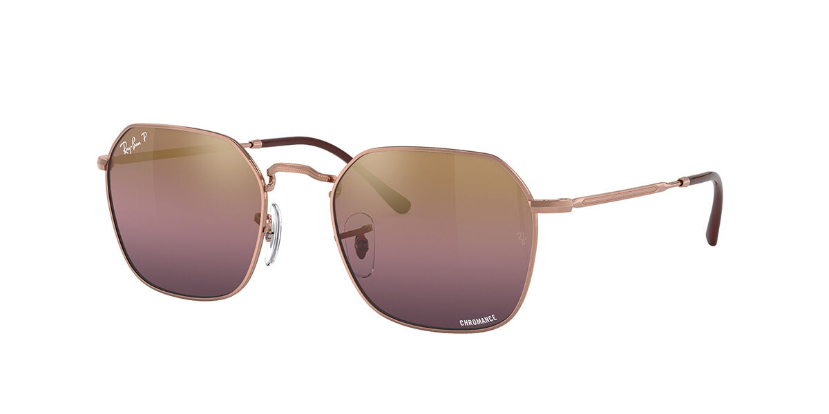 Ray Ban RB3694 Jim 9202G9 Sunglasses in Rose Gold | SmartBuyGlasses USA