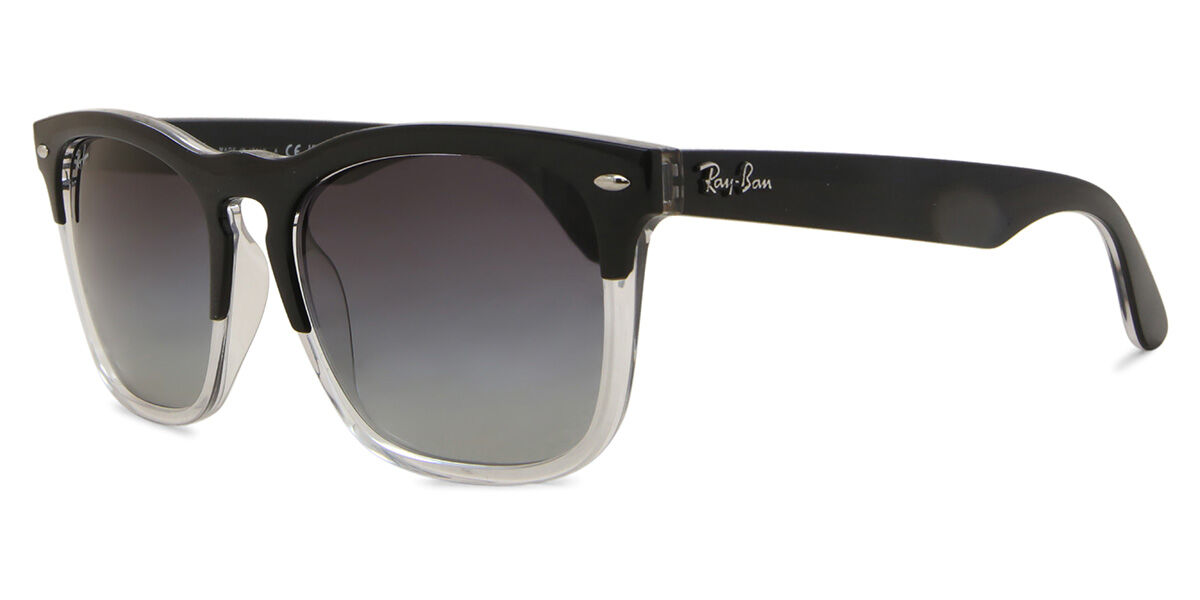 Ray-Ban Steve サングラス ブラック/クリア STEVE Sunglasses in Black On Transparent and Grey - RB4487