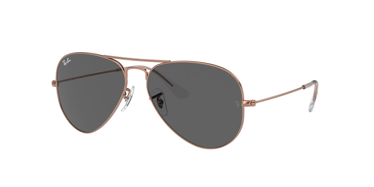 Ray-Ban RB3025 Aviator Large Metal Asian Fit 9202B1 Sunglasses Rose Gold |  SmartBuyGlasses Canada