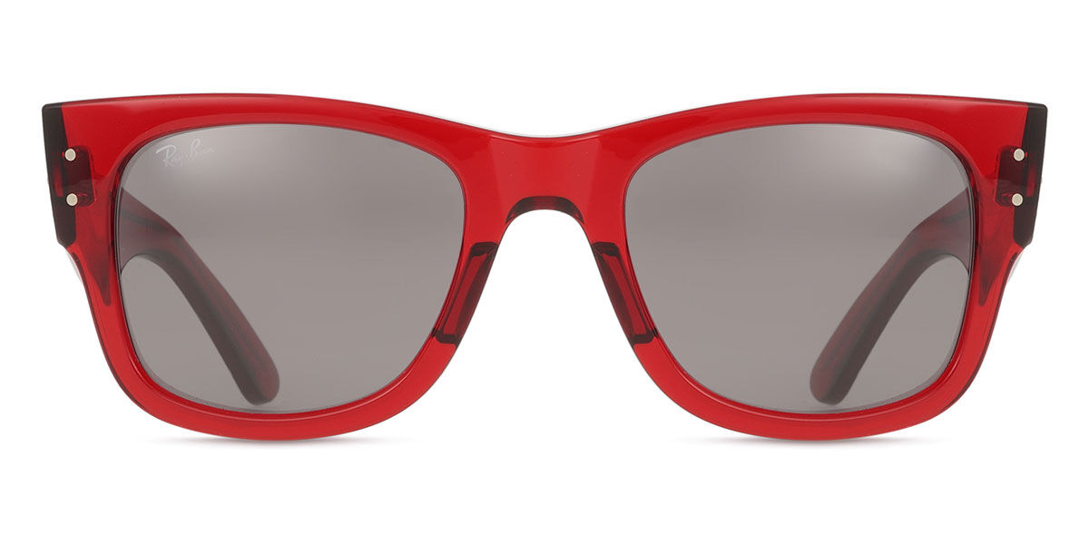 Ray-Ban RB0840S Mega Wayfarer 6679B1 51 Röda Solglasögon Män