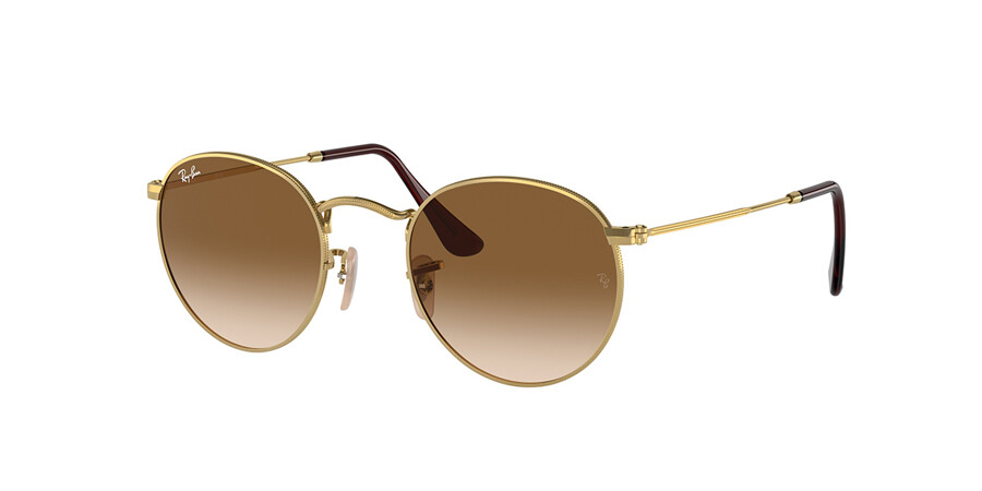 Ray-Ban RB3447 Round Metal Asian Fit 001/51