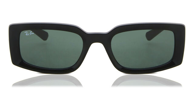 Ray-Ban RB4395 Kiliane 667771 Rectangle Black Sunglasses  display picture 1