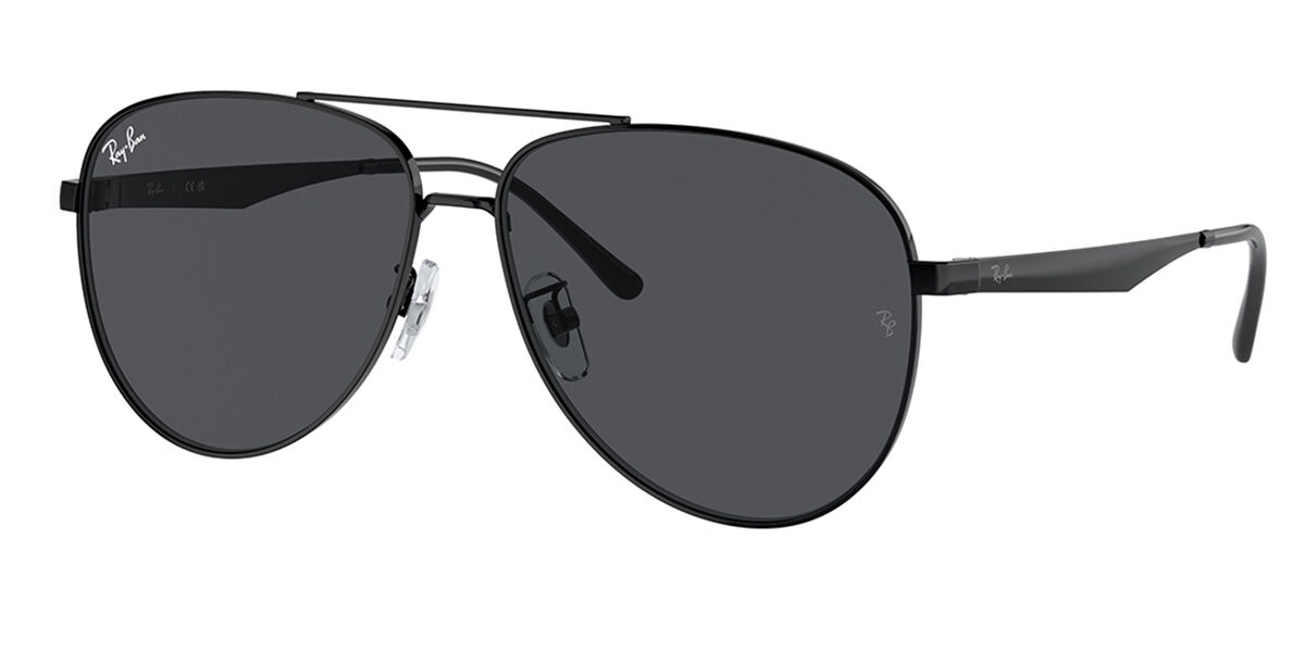 Ray-Ban RB3712D Asian Fit 002/87 Sunglasses Black | VisionDirect Australia