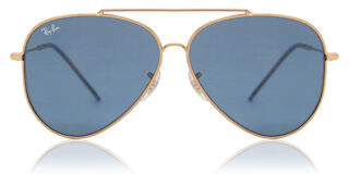 AVIATOR REVERSE Sunglasses in Rose Gold and Blue - RBR0101S