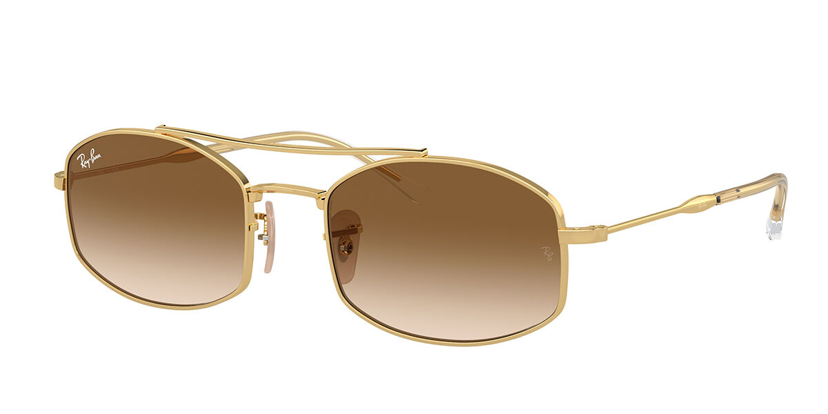 Photos - Sunglasses Ray-Ban RB3719 001/51 Men's  Gold Size 54 
