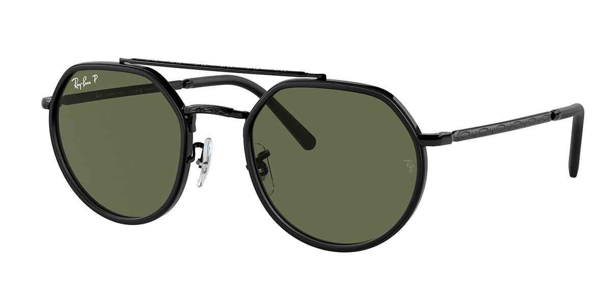 Ray-Ban RB3765 Polarized 002/58 Sunglasses in Black | SmartBuyGlasses USA