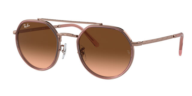 Ray-Ban RB3765 9069A5 Aviator Copper Brown Sunglasses  display picture 2