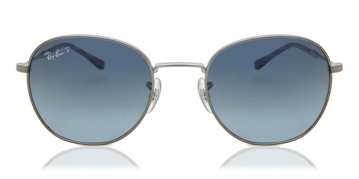 Photos - Sunglasses Ray-Ban RB3809 Polarized 004/S3 Men's  Gunmetal Size 55 