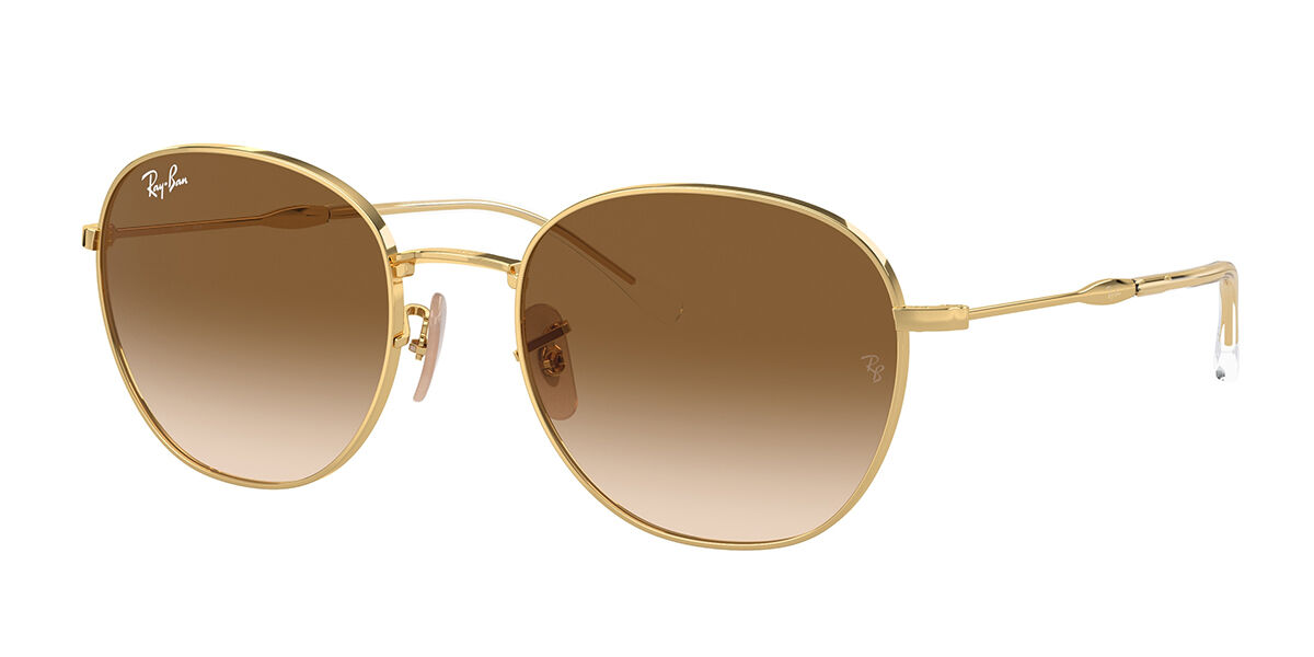 Photos - Sunglasses Ray-Ban RB3809 001/51 Men's  Gold Size 55 