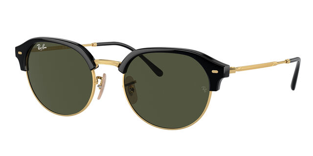 Ray-Ban Black, Brown, and Gold Sunglasses Set Vintage 70 main image 3