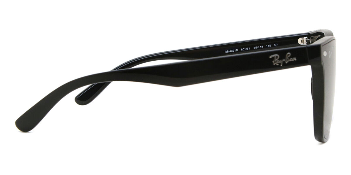 RB4391D Asian Fit Polarized Sunglasses Black