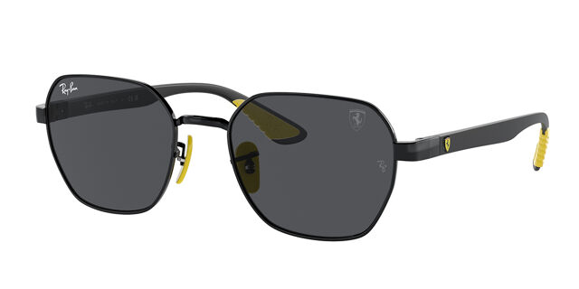 (Ray-Ban) Black Geometric Sunglasses Ray Ban Unisex Jack Series Black Geometric Sunglasses RB3565  main image 2
