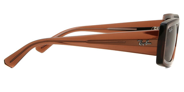 Ray-Ban RB4395 Kiliane 667873 Rectangle Transparent Brown  display picture 2