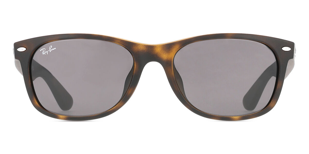 Ray-Ban RB2132F New Wayfarer Asian Fit 865/B1 55 Sk&ouml;ldpaddem&ouml;nstradeshell Solglas&ouml;gon M&auml;n