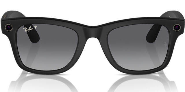 Ray-Ban RW4006 Meta Wayfarer Polarized 601ST3 ブラック サングラス 