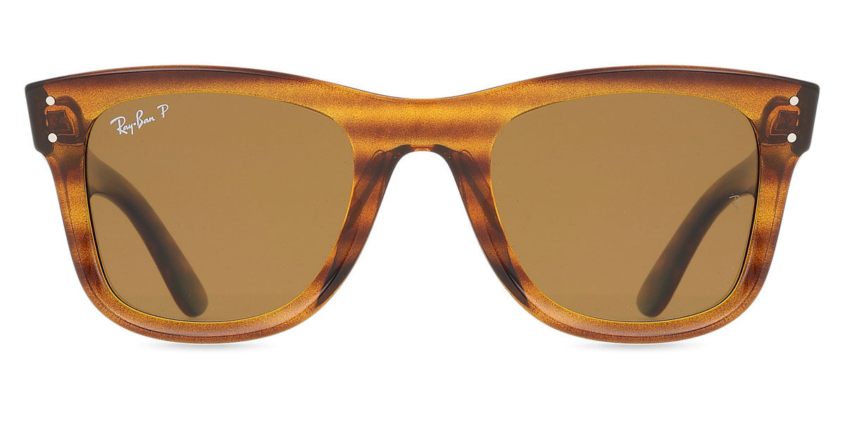 Ray-Ban RBR0502S Wayfarer Reverse Polarized 679183 53 Sköldpaddemönstradeshell Solglasögon Män