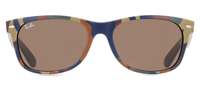 Ray-Ban RB2132 New Wayfarer 682533 Square Blue/Blue  display picture 1