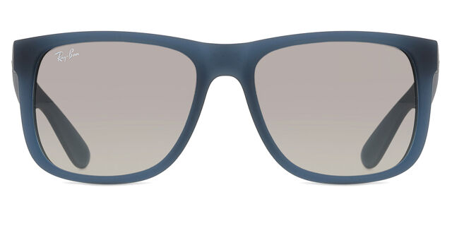 Ray-Ban RB4165 Justin 681311 Square Rubber Blue Sunglasses  display picture 1