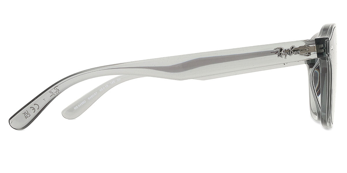 Ray-Ban RB4458D Asian Fit 645087 スクエア Transparent Grey