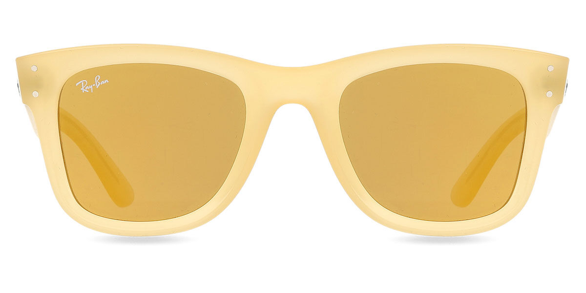 Ray-Ban RBR0502S Wayfarer Reverse 68215A 50 Gula Solglasögon Män