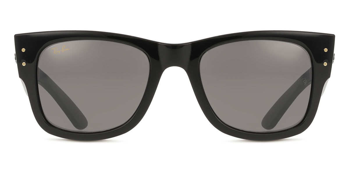 Ray-Ban RB0840SF Mega Wayfarer Asian Fit 6826J5 52 Svarta Solglasögon Män