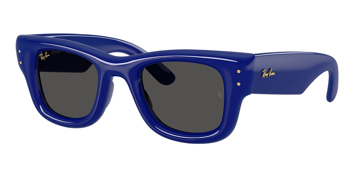 Ray-Ban RB4940 Wayfarer Puffer 683387 47 Blåa Solglasögon Män