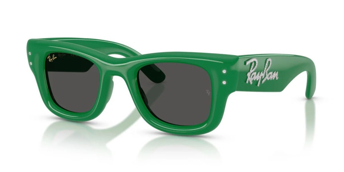 Ray-Ban RB4940B Wayfarer Puffer 685987 47 Gröna Solglasögon Män