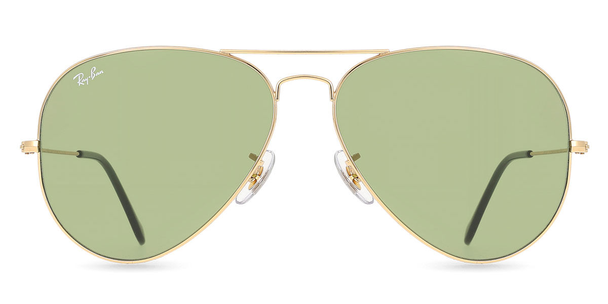 Ray-Ban RB3025 Aviator Large Metall 001/4E 58 Guldiga Solglas&ouml;gon M&auml;n