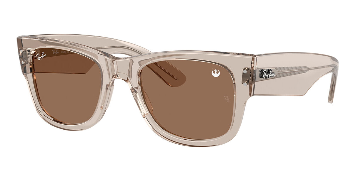 Ray-Ban RB0840SF Mega Wayfarer Asian Fit 68701A 52 Bruna Solglas&ouml;gon M&auml;n