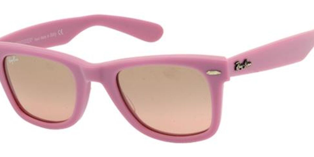 Ray-Ban RB2140 Original Wayfarer 968/3E Sunglasses Pink | SmartBuyGlasses UK