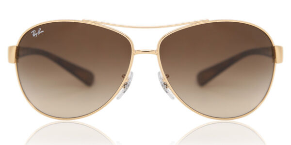 Photos - Sunglasses Ray-Ban RB3386 Active Lifestyle 001/13 Men's  Gold Size 