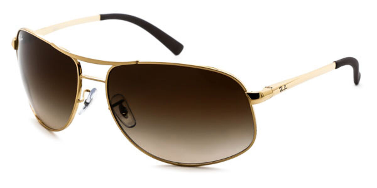 Ray-Ban RB3387 Highstreet 001/13 Sunglasses in Gold | SmartBuyGlasses USA