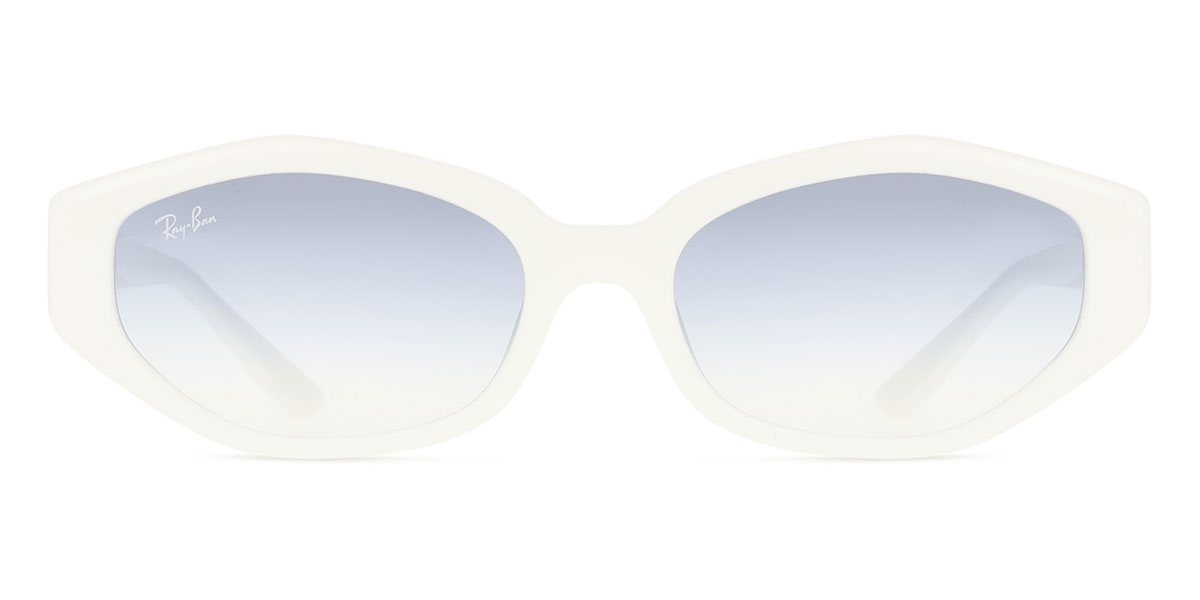 Ray-Ban RB4473D Vestibilità Orientale 677219 Occhiali Da Sole Bianchi Per Uomo-image