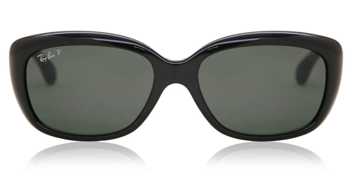 Zdjęcia - Okulary przeciwsłoneczne Ray-Ban RB4101 Jackie Ohh Polarized 601/58 58 Czarne Damskie Okula 