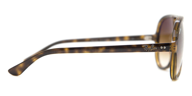 Ray-Ban RB4125 Cats 5000 710/51 Aviator Light Havana  display picture 2