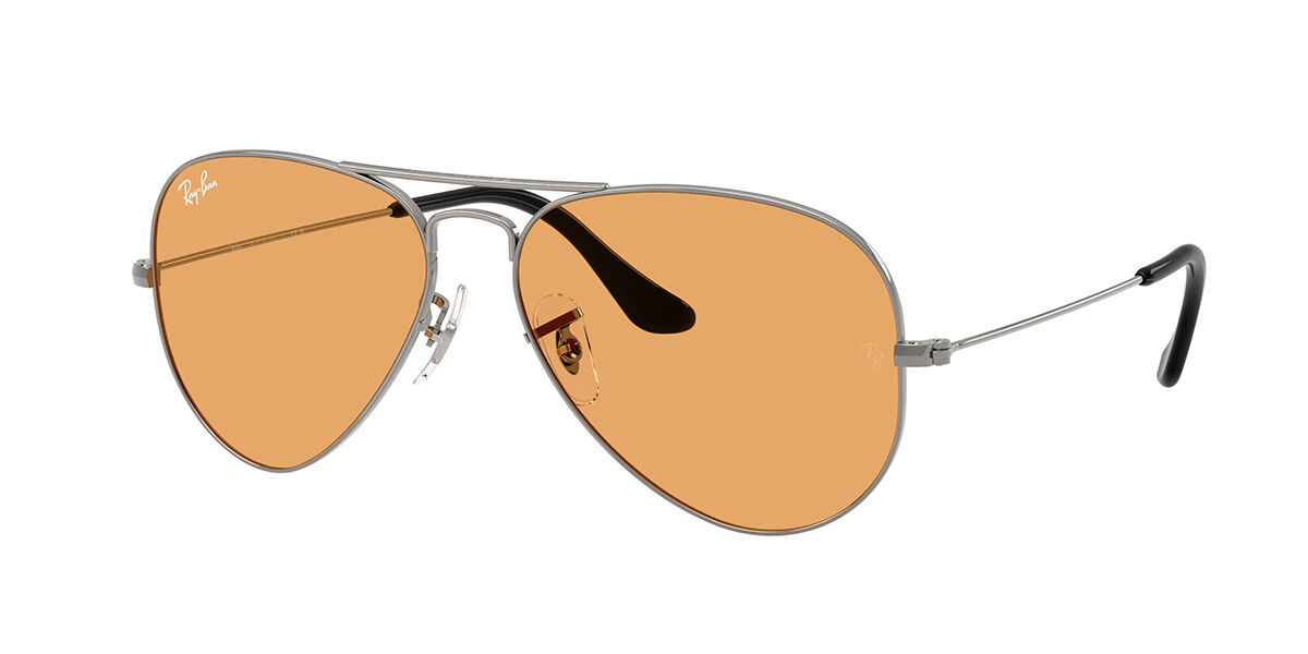 Ray-Ban RB3025 Aviator Large Metall 004/33 58 Gunmetal Solglas&ouml;gon M&auml;n