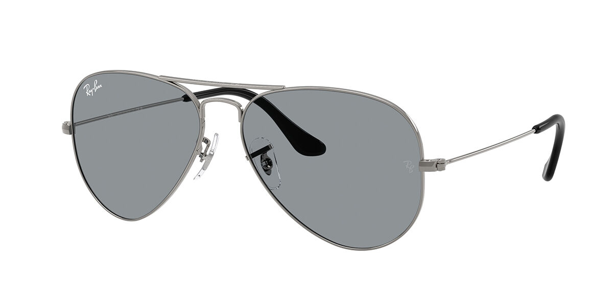 Ray-Ban RB3025 Aviator Large Metall 004/R5 58 Gunmetal Solglasögon Män