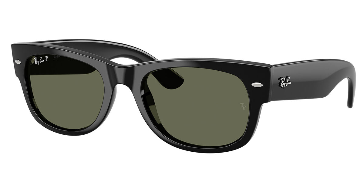 Ray-Ban RB0832SF Mega Wayfarer II Asian Fit Polarized 601/58 55 Svarta Solglas&ouml;gon M&auml;n