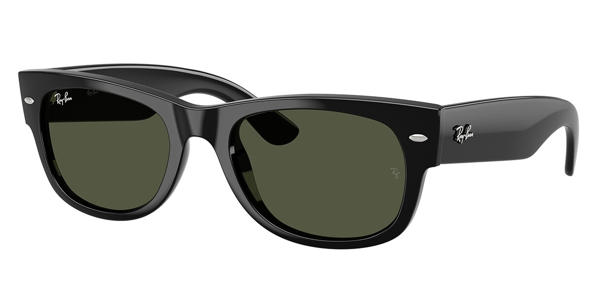 Ray-Ban RB0832SF Mega Wayfarer II Asian Fit 601/31 55 Svarta Solglas&ouml;gon M&auml;n