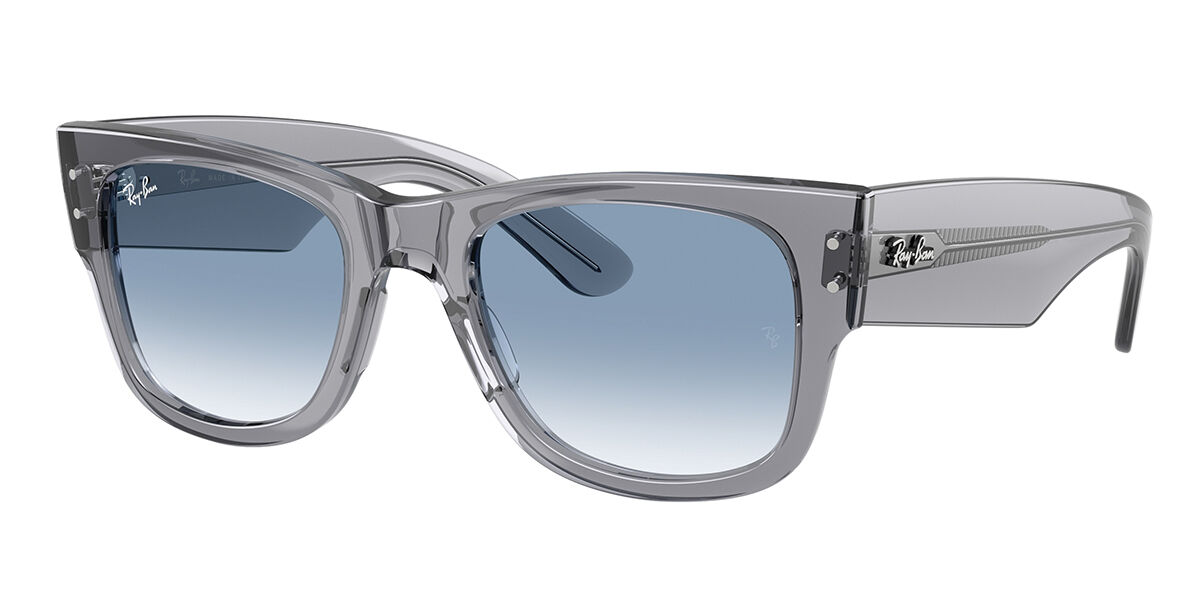 Ray-Ban RB0840SF Mega Wayfarer Asian Fit 68463F 52 Gr&aring;a Solglas&ouml;gon M&auml;n