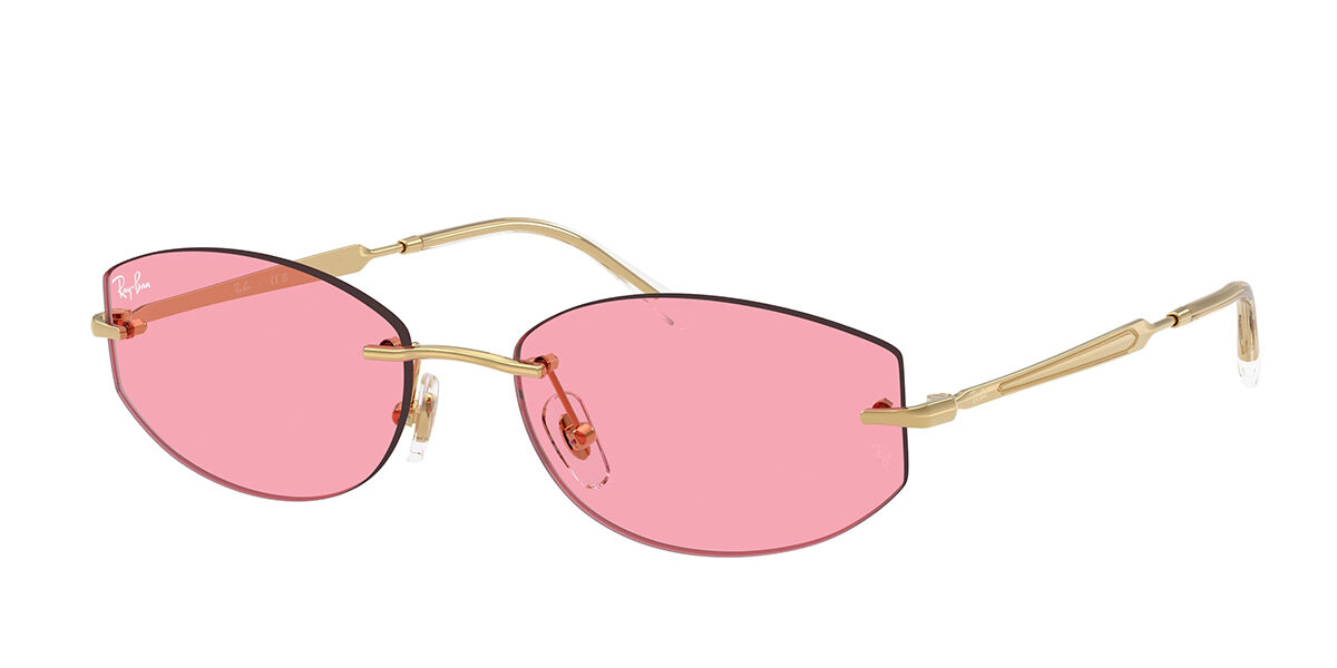 Ray Ban Rb3792 001/84 Men's Sunglasses Gold Size 55 In Arista Gold