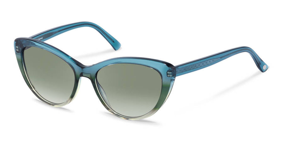 Rodenstock R3324 C123 55 Lentes De Sol Para Mujer Azules