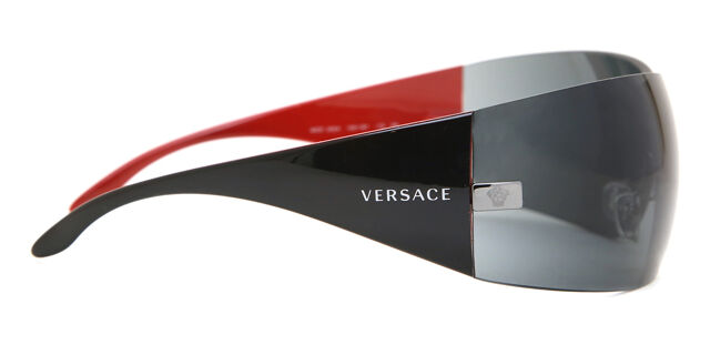 Versace VE2054 100187 Single Lens Gunmetal Sunglasses 