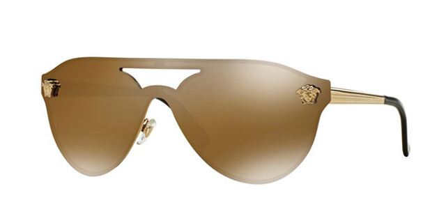 Versace VE2161 1002F9 Single Lens Gold Sunglasses  display picture 1